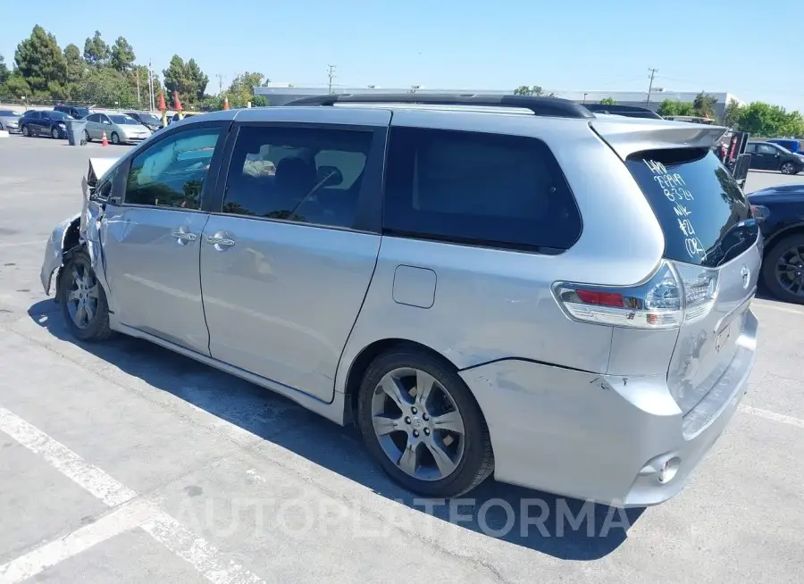 TOYOTA SIENNA 2015 vin 5TDXK3DC1FS563496 from auto auction Iaai