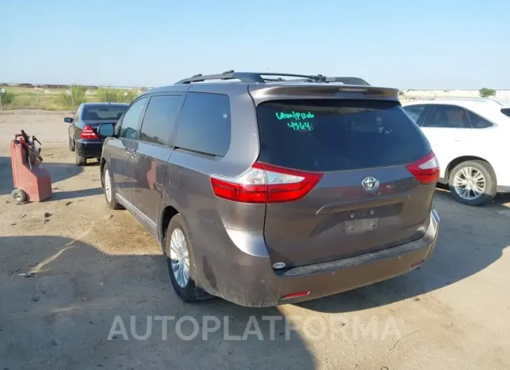 TOYOTA SIENNA 2016 vin 5TDYK3DC2GS742975 from auto auction Iaai