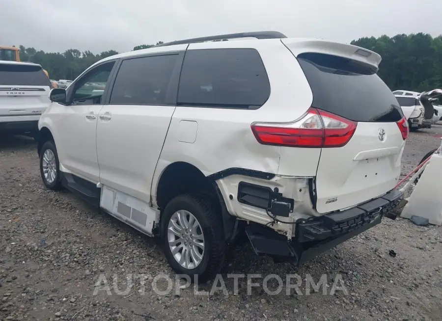 TOYOTA SIENNA 2016 vin 5TDYK3DC7GS697094 from auto auction Iaai