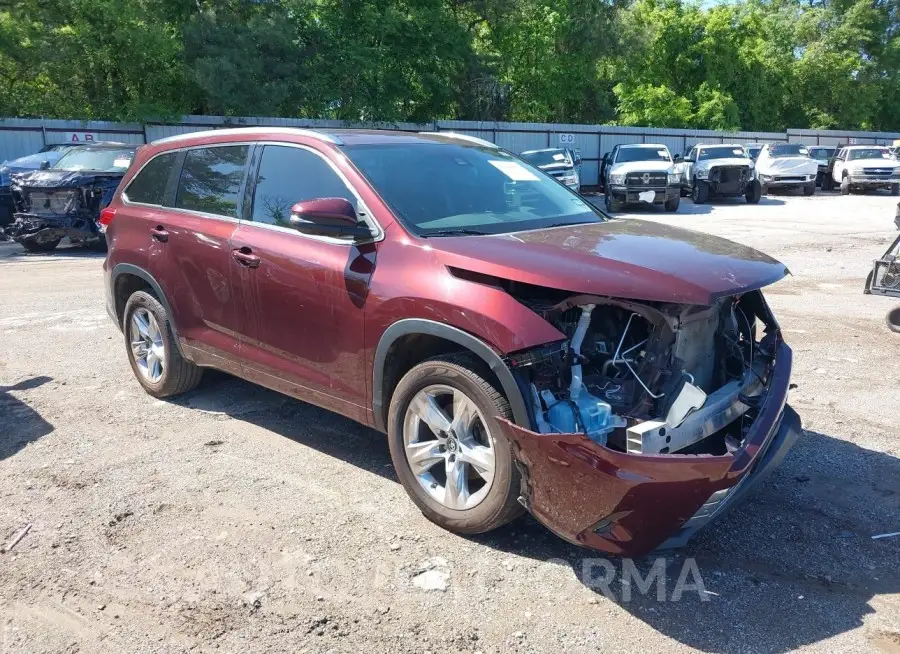 TOYOTA HIGHLANDER 2019 vin 5TDYZRFH0KS335558 from auto auction Iaai