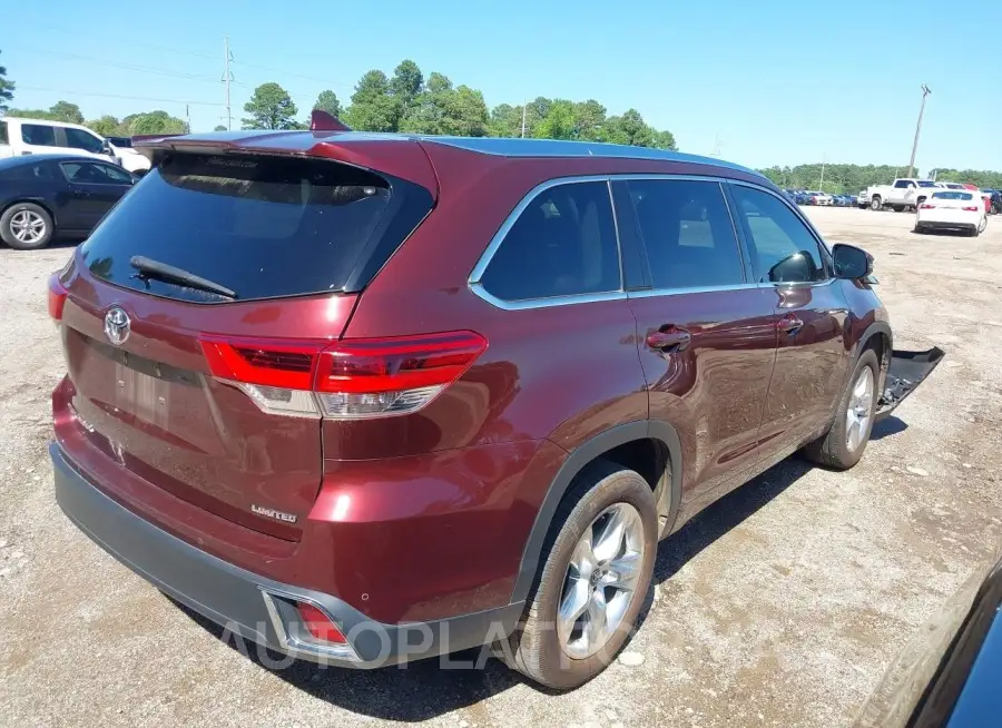 TOYOTA HIGHLANDER 2019 vin 5TDYZRFH0KS335558 from auto auction Iaai