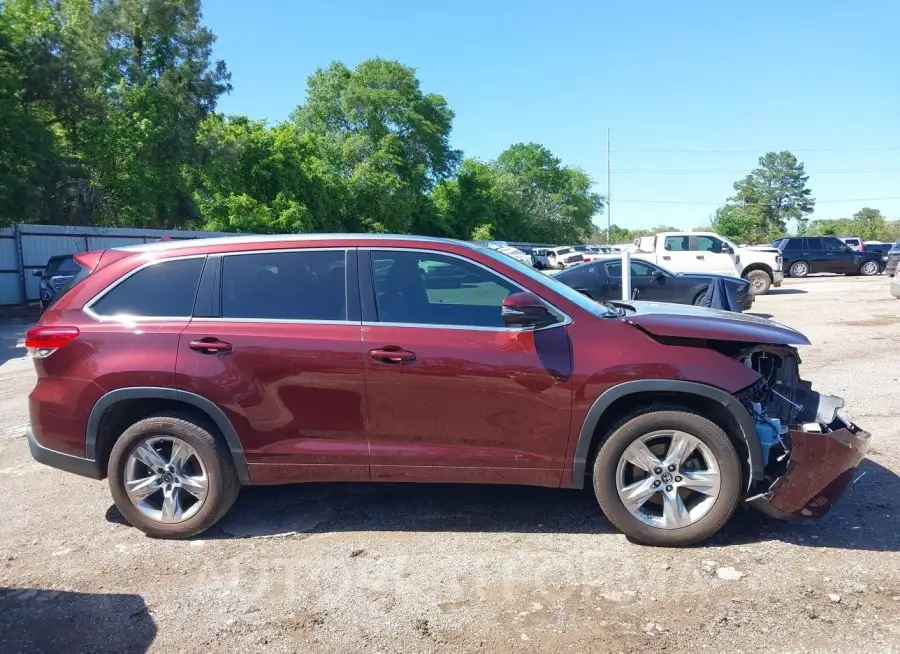 TOYOTA HIGHLANDER 2019 vin 5TDYZRFH0KS335558 from auto auction Iaai