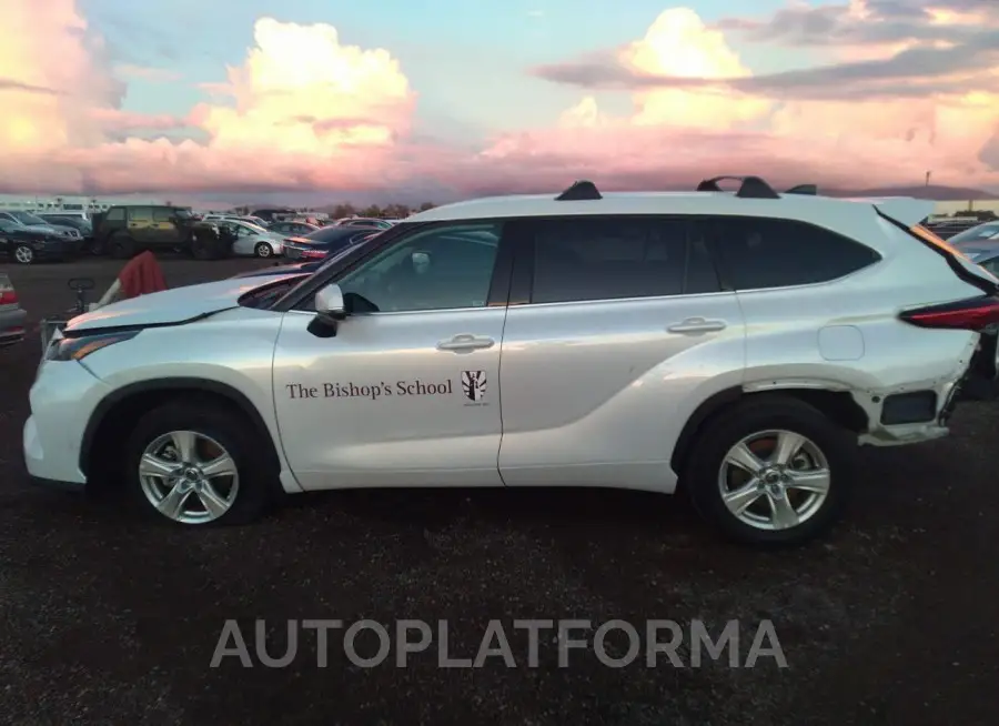 TOYOTA HIGHLANDER 2022 vin 5TDZZRAH3NS558791 from auto auction Iaai