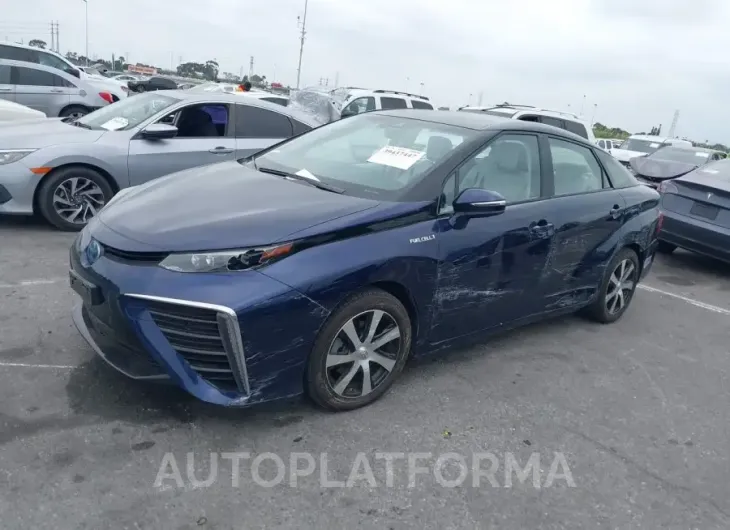 TOYOTA MIRAI 2018 vin JTDBVRBD4JA005213 from auto auction Iaai