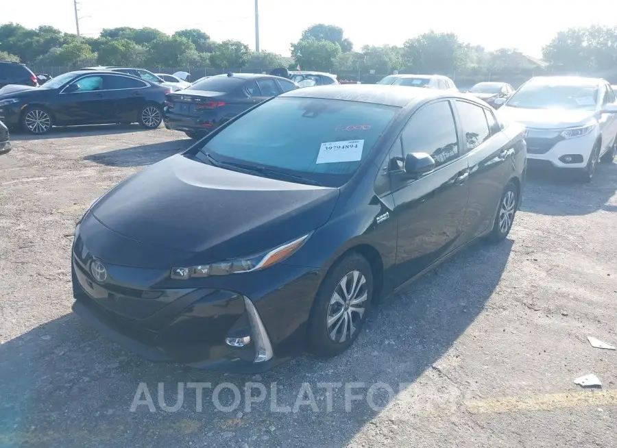 TOYOTA PRIUS PRIME 2021 vin JTDKAMFP8M3184190 from auto auction Iaai