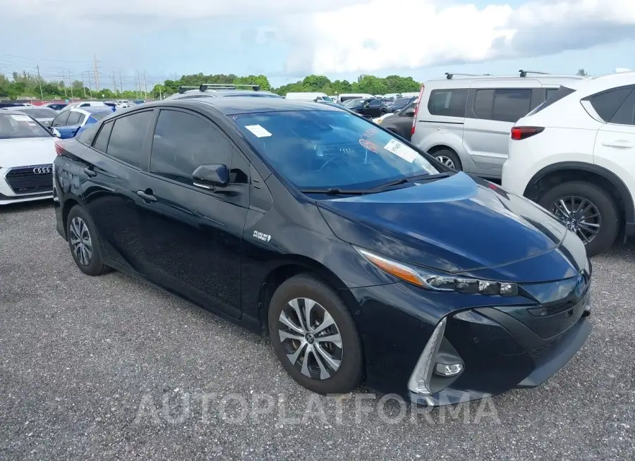 TOYOTA PRIUS PRIME 2021 vin JTDKAMFP8M3184190 from auto auction Iaai