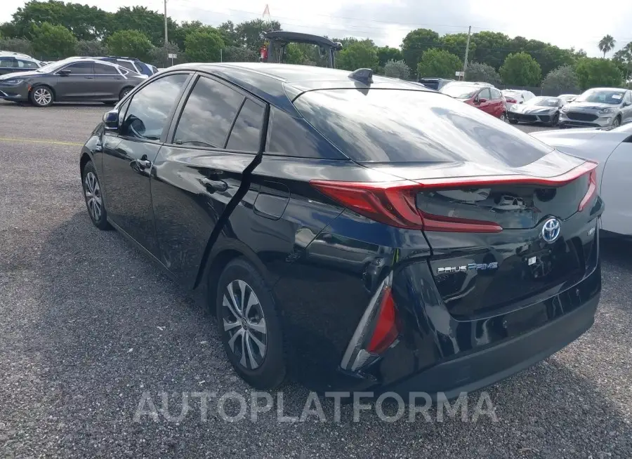 TOYOTA PRIUS PRIME 2021 vin JTDKAMFP8M3184190 from auto auction Iaai