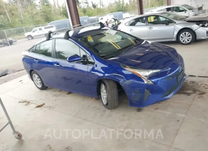 TOYOTA PRIUS 2018 vin JTDKBRFU3J3595752 from auto auction Iaai