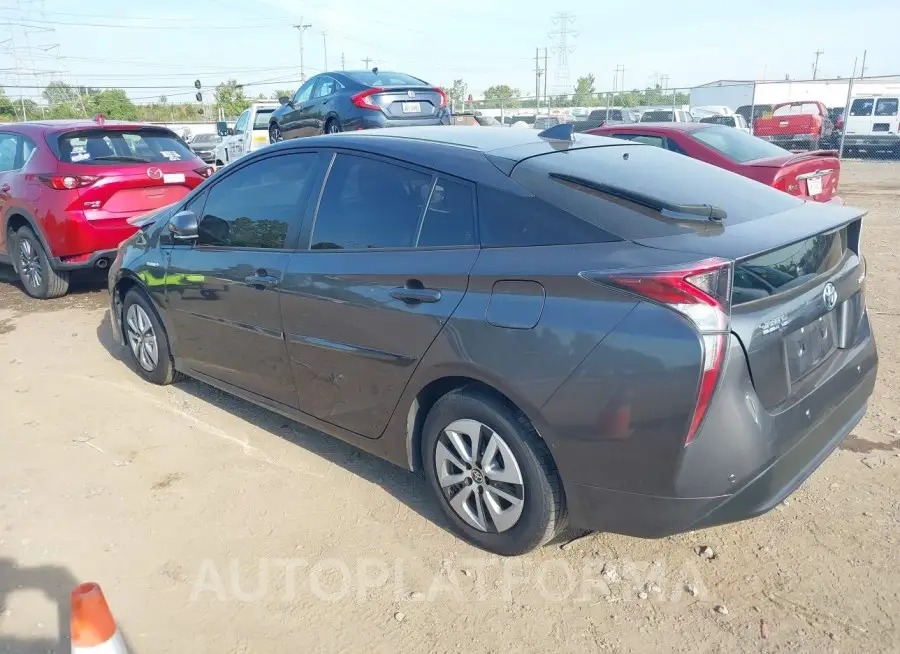 TOYOTA PRIUS 2017 vin JTDKBRFUXH3577145 from auto auction Iaai