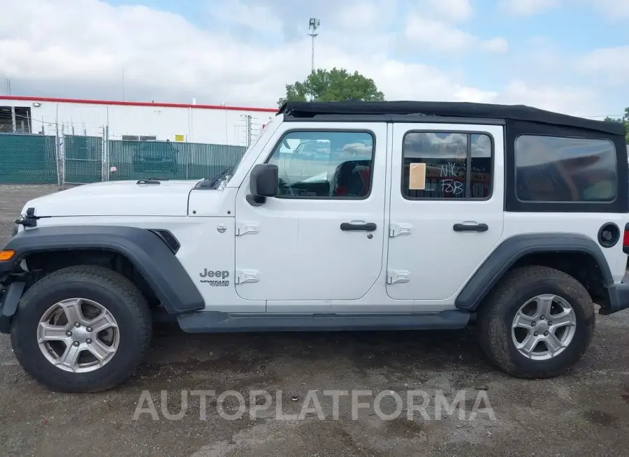 JEEP WRANGLER UNLIMITED 2019 vin 1C4HJXDG3KW516899 from auto auction Iaai