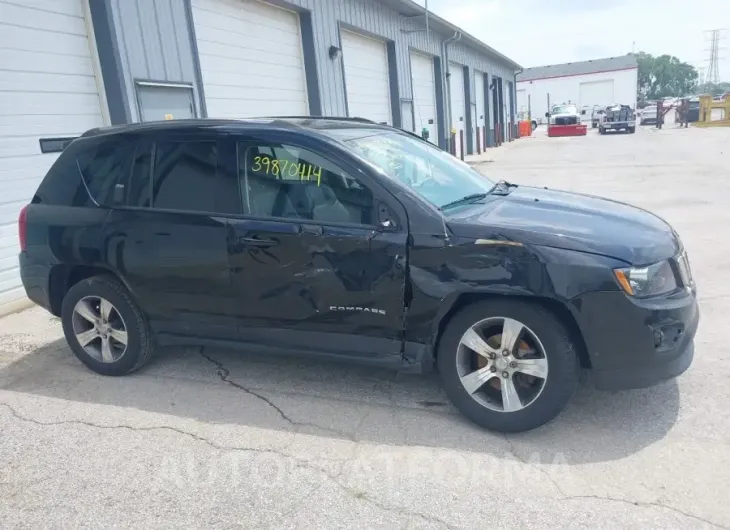 JEEP COMPASS 2016 vin 1C4NJDEB9GD709257 from auto auction Iaai