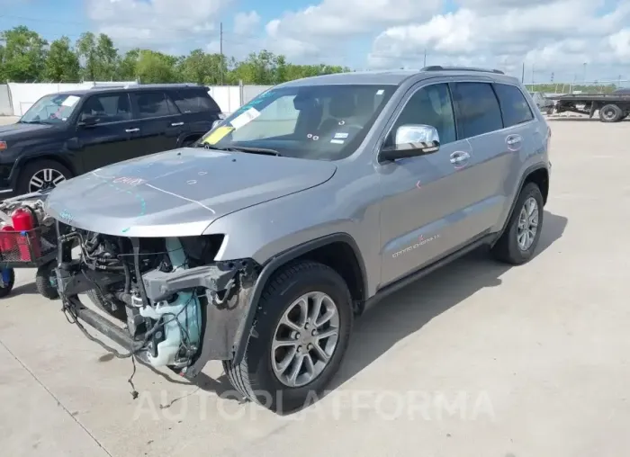 JEEP GRAND CHEROKEE 2016 vin 1C4RJEBG4GC335427 from auto auction Iaai