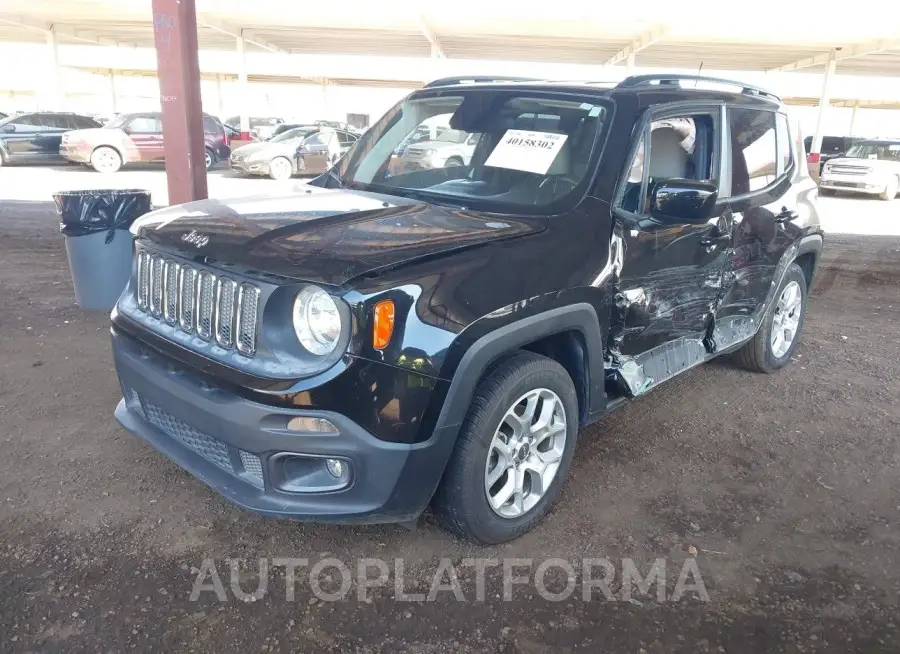 JEEP RENEGADE 2018 vin ZACCJABB6JPG89469 from auto auction Iaai