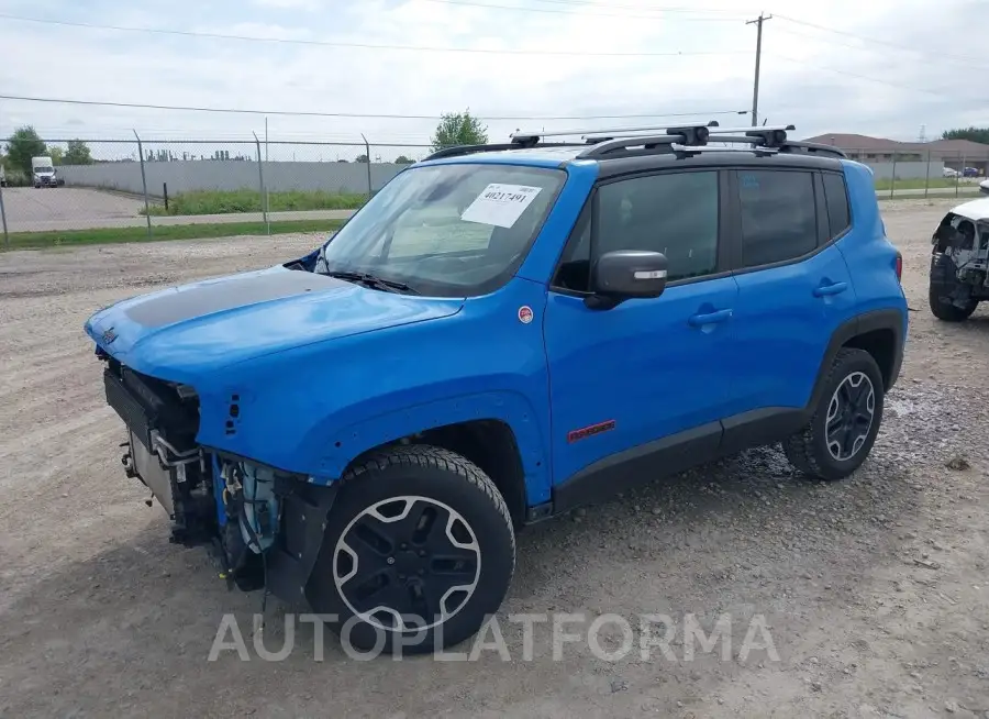 JEEP RENEGADE 2015 vin ZACCJBCT9FPB79959 from auto auction Iaai