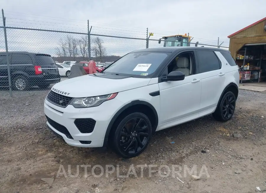 LAND ROVER DISCOVERY SPORT 2018 vin SALCT2SX1JH749718 from auto auction Iaai