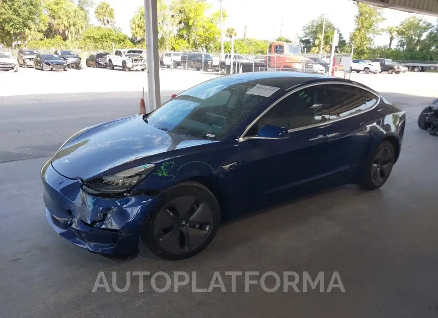 TESLA MODEL 3 2019 vin 5YJ3E1EA1KF396806 from auto auction Iaai