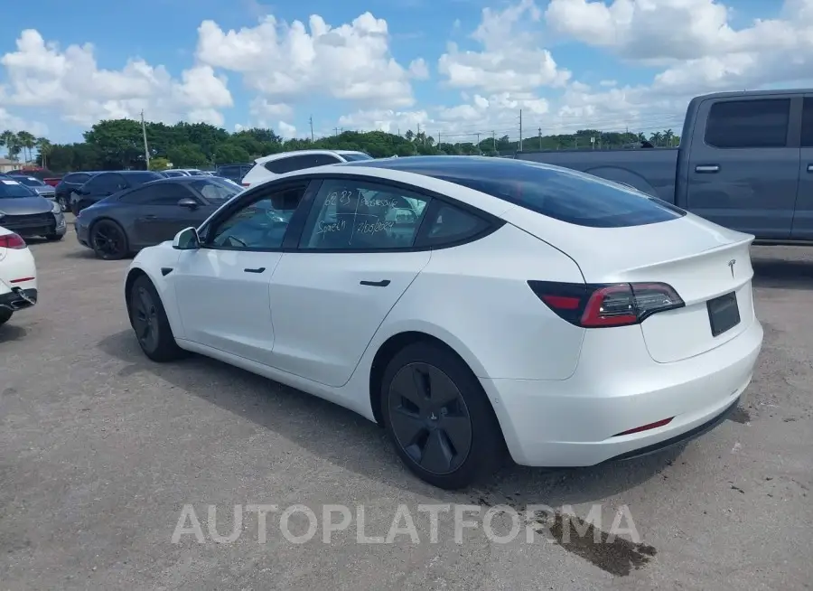 TESLA MODEL 3 2021 vin 5YJ3E1EA4MF046458 from auto auction Iaai