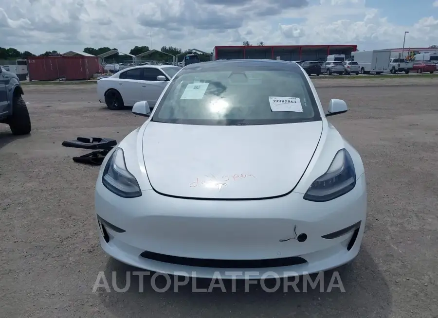 TESLA MODEL 3 2021 vin 5YJ3E1EA4MF046458 from auto auction Iaai