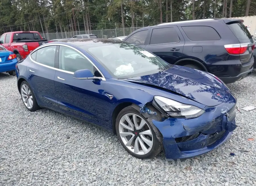 TESLA MODEL 3 2018 vin 5YJ3E1EA5JF033410 from auto auction Iaai