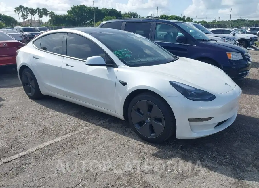 TESLA MODEL 3 2023 vin 5YJ3E1EA5PF698655 from auto auction Iaai