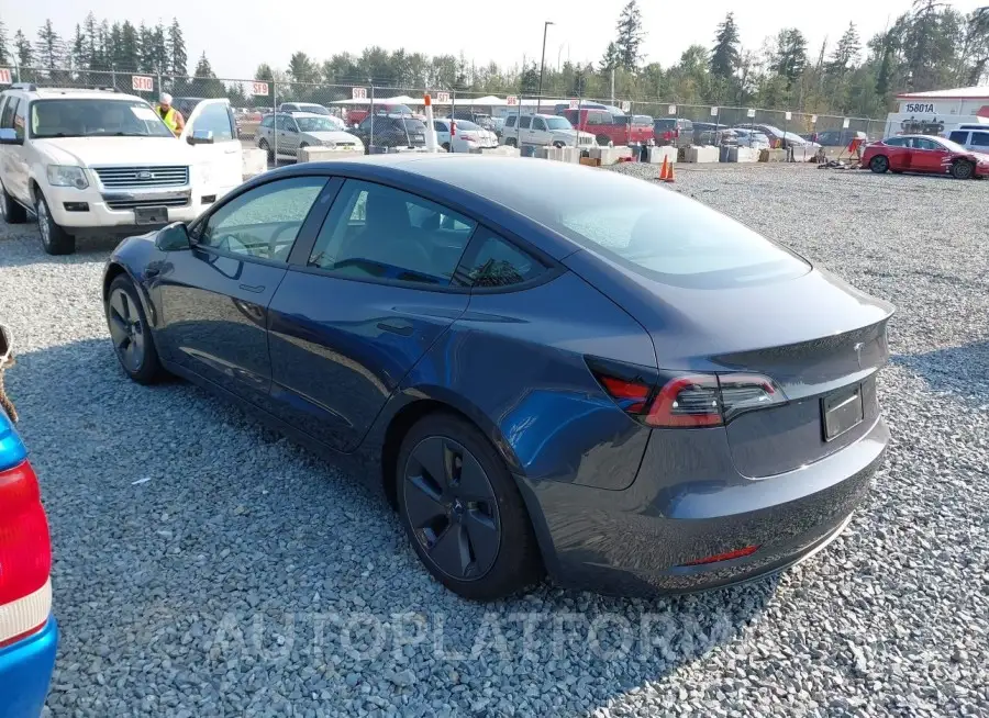 TESLA MODEL 3 2023 vin 5YJ3E1EA5PF706785 from auto auction Iaai