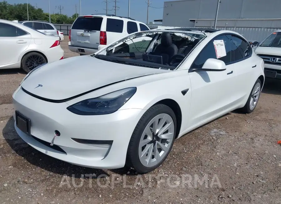 TESLA MODEL 3 2023 vin 5YJ3E1EA6PF484368 from auto auction Iaai