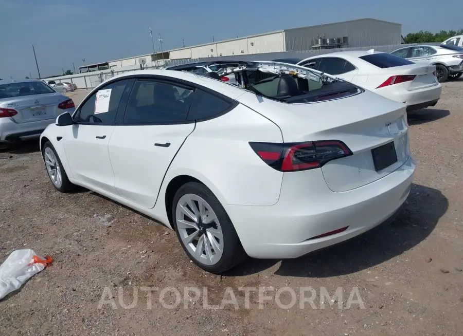 TESLA MODEL 3 2023 vin 5YJ3E1EA6PF484368 from auto auction Iaai