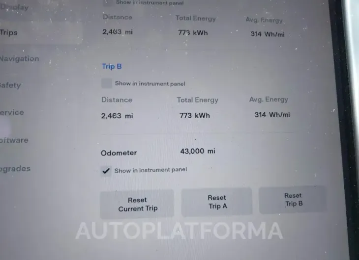 TESLA MODEL X 2017 vin 5YJXCDE28HF041321 from auto auction Iaai