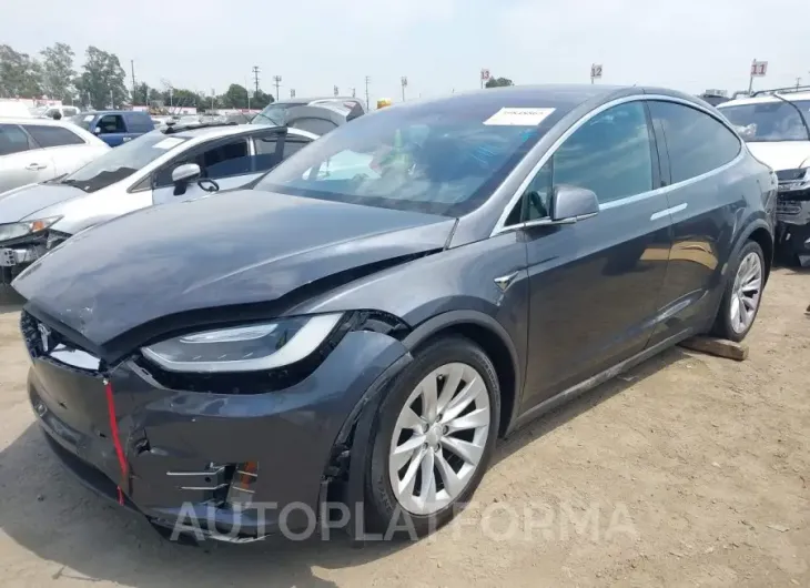 TESLA MODEL X 2017 vin 5YJXCDE28HF041321 from auto auction Iaai