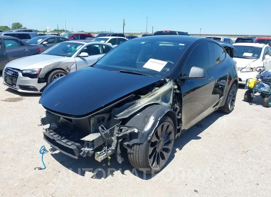 TESLA MODEL Y 2023 vin 7SAYGDEF2PF957442 from auto auction Iaai