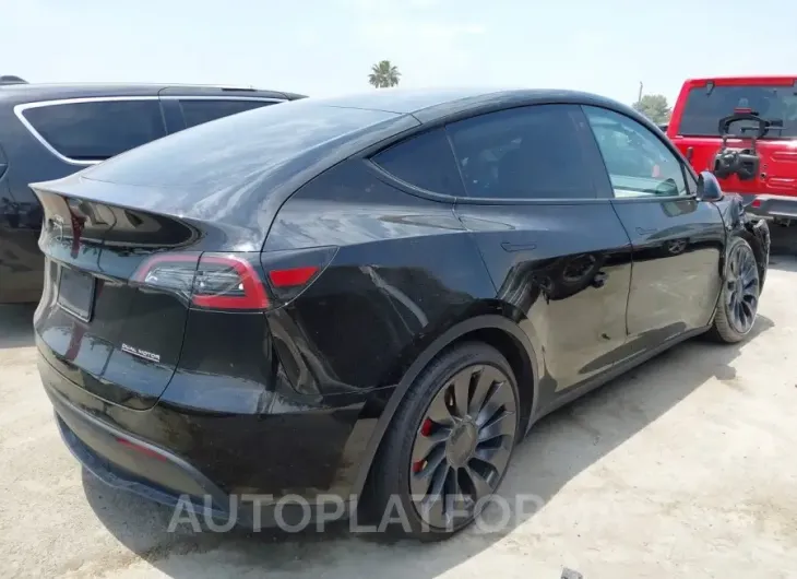 TESLA MODEL Y 2022 vin 7SAYGDEFXNF348791 from auto auction Iaai