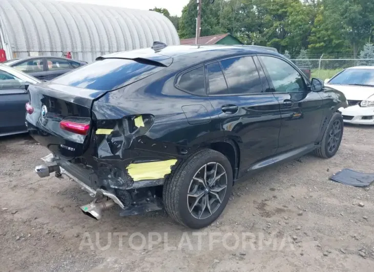 BMW X4 2022 vin 5UX33DT07N9L40576 from auto auction Iaai