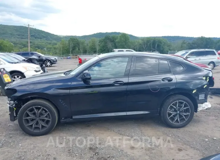 BMW X4 2022 vin 5UX33DT07N9L40576 from auto auction Iaai