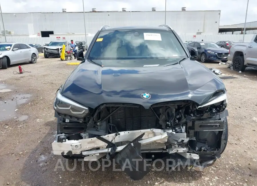 BMW X5 2021 vin 5UXCR4C01M9G10725 from auto auction Iaai