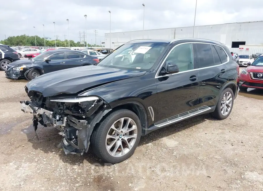 BMW X5 2021 vin 5UXCR4C01M9G10725 from auto auction Iaai