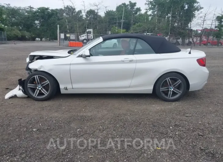 BMW 230I 2017 vin WBA2M9C53HV717304 from auto auction Iaai