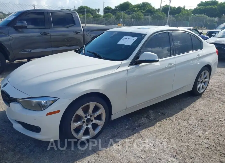 BMW 320I 2015 vin WBA3B1G59FNT07447 from auto auction Iaai