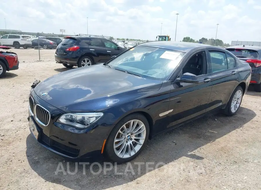 BMW 750I 2015 vin WBAYA8C51FD825369 from auto auction Iaai