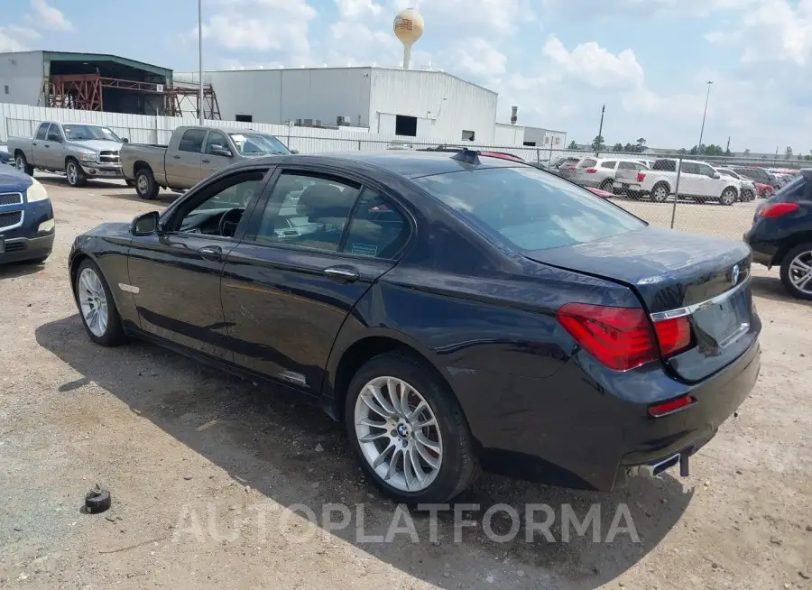 BMW 750I 2015 vin WBAYA8C51FD825369 from auto auction Iaai