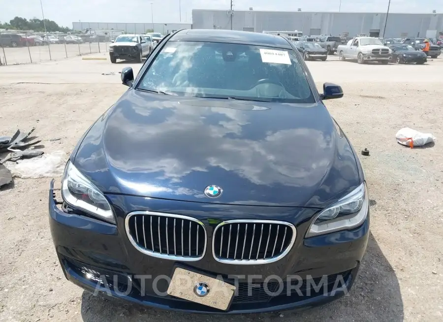 BMW 750I 2015 vin WBAYA8C51FD825369 from auto auction Iaai