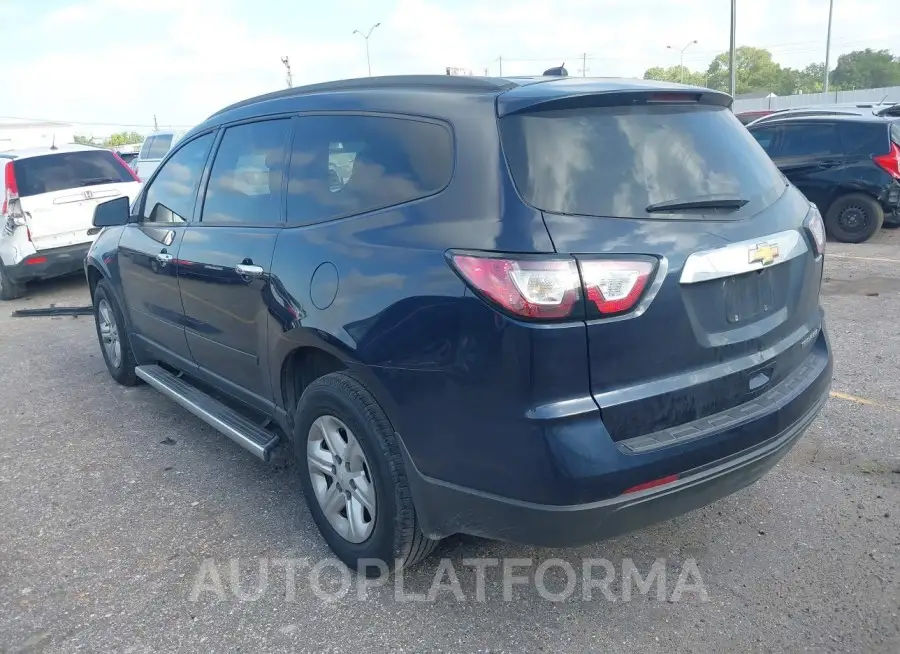 CHEVROLET TRAVERSE 2015 vin 1GNKRFED0FJ232783 from auto auction Iaai