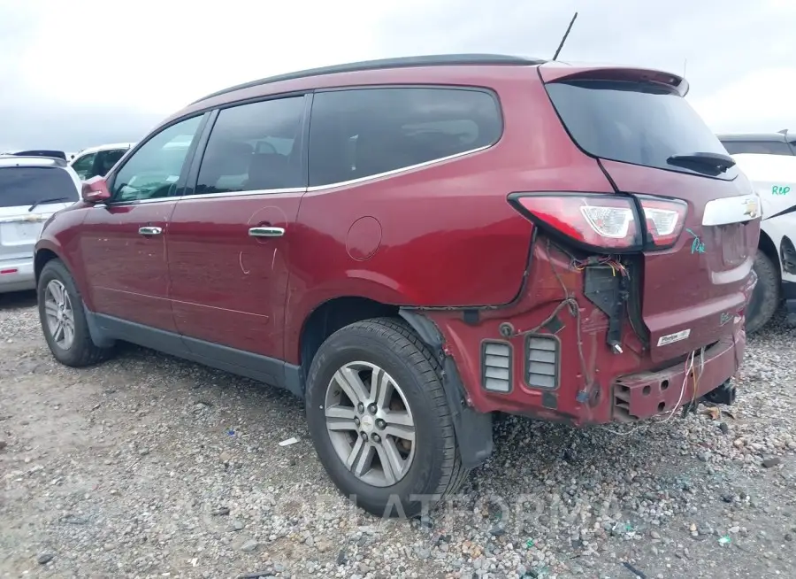 CHEVROLET TRAVERSE 2015 vin 1GNKRHKD4FJ285874 from auto auction Iaai