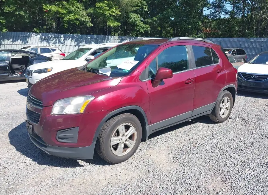 CHEVROLET TRAX 2016 vin 3GNCJLSB9GL228643 from auto auction Iaai