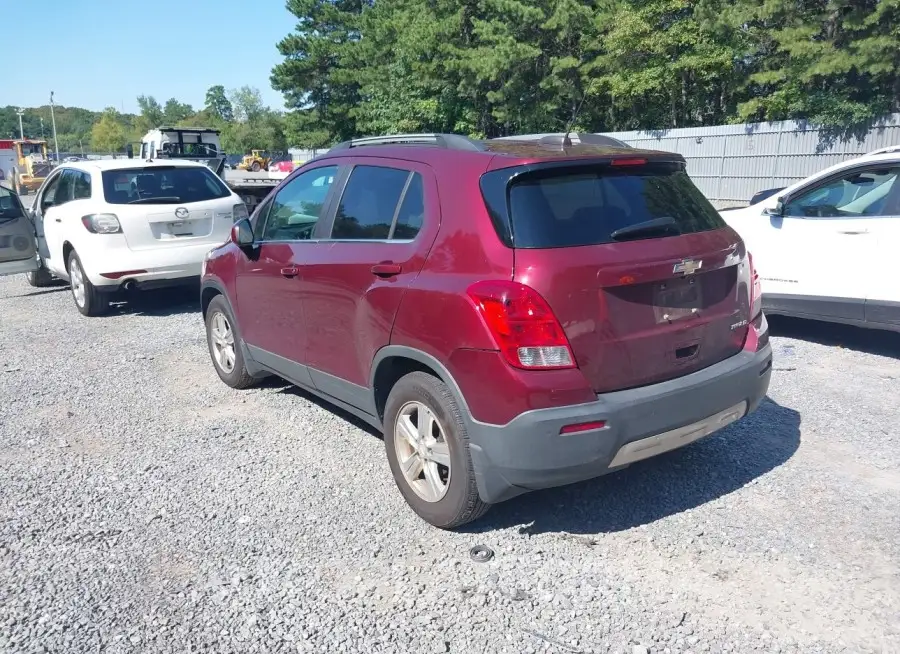 CHEVROLET TRAX 2016 vin 3GNCJLSB9GL228643 from auto auction Iaai