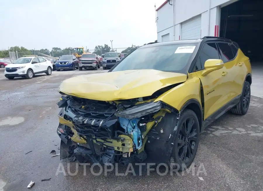 CHEVROLET BLAZER 2022 vin 3GNKBERS1NS141588 from auto auction Iaai