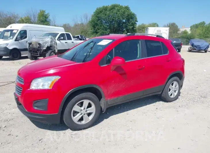 CHEVROLET TRAX 2016 vin KL7CJPSB1GB588228 from auto auction Iaai