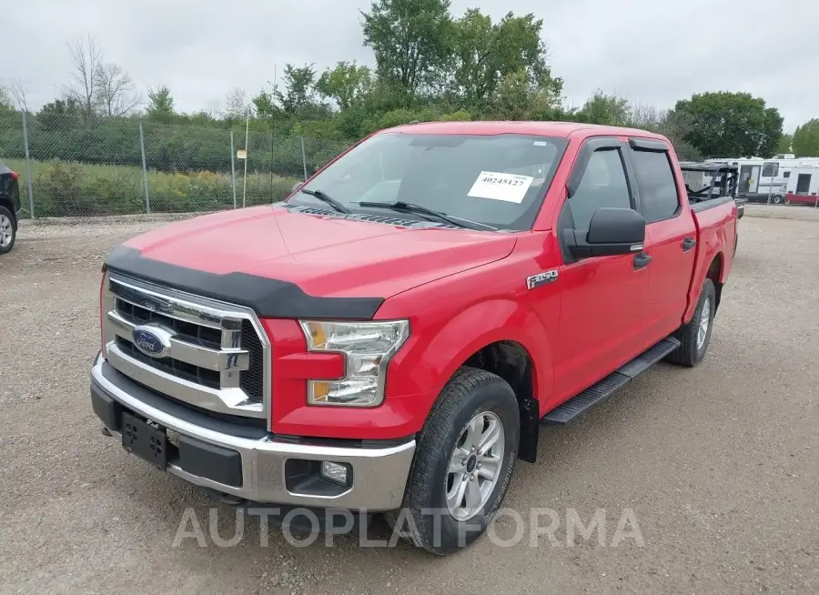 FORD F-150 2016 vin 1FTEW1EF1GKE77574 from auto auction Iaai