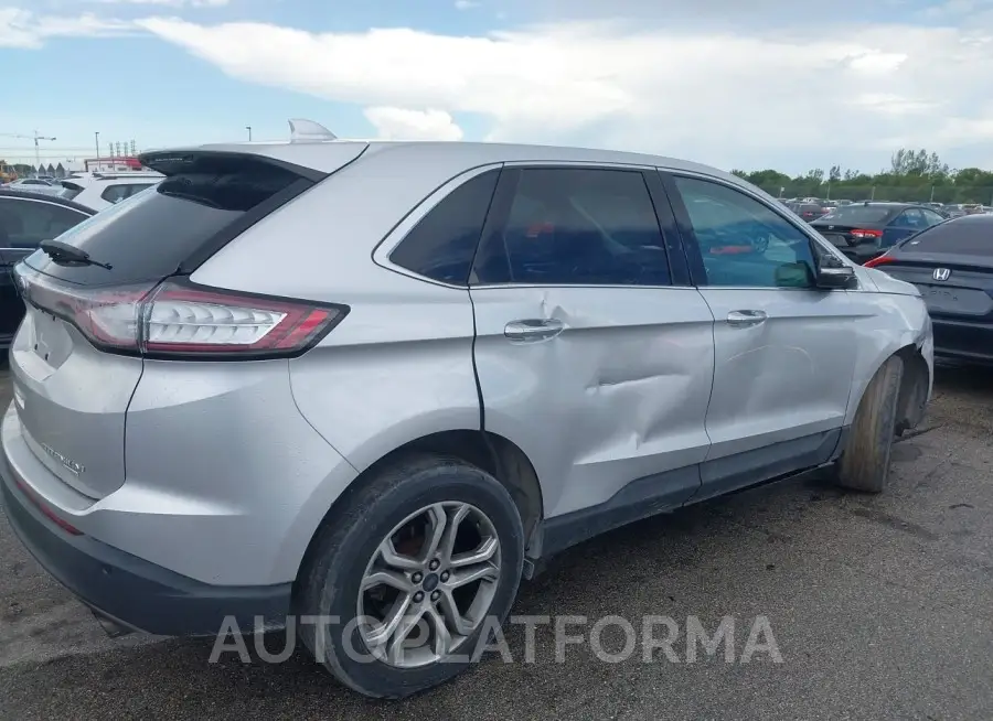 FORD EDGE 2015 vin 2FMTK3K9XFBC05736 from auto auction Iaai