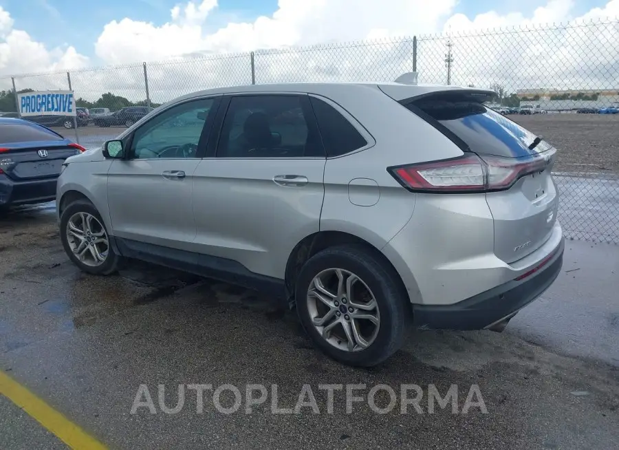 FORD EDGE 2015 vin 2FMTK3K9XFBC05736 from auto auction Iaai