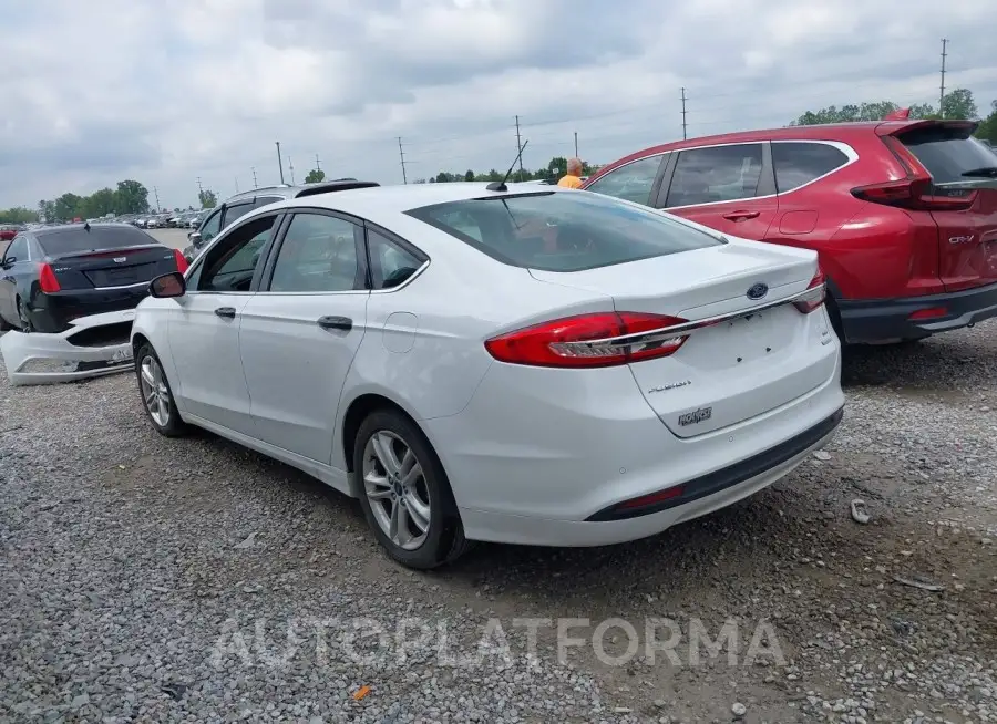 FORD FUSION 2018 vin 3FA6P0HD0JR221926 from auto auction Iaai